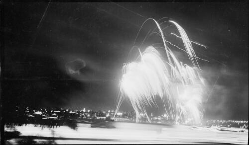 Fireworks, Australia, ca. 1945 [picture] / E.W. Searle