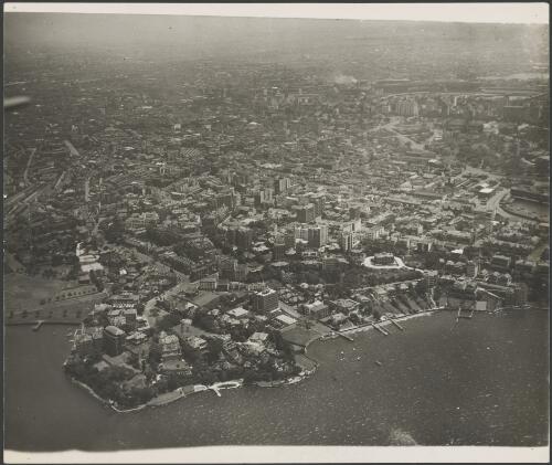 Aerial view of Darling Point, Sydney Harbour, ca. 1935, 3 [picture] / E.W. Searle