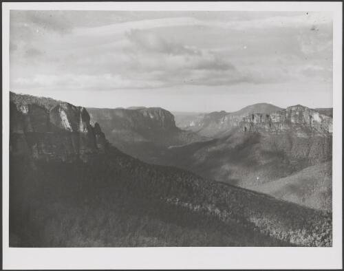 Grose Valley, Blue Mountains, New South Wales, ca. 1935, 4 [picture] / E.W. Searle