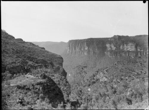 Jamison Valley, Katoomba, Blue Mountains, New South Wales, ca. 1935, 2 [picture] / E.W. Searle