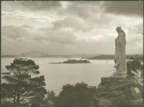 View across the harbour from the Convent of the Sacred Heart, Rose Bay, Sydney Harbour, ca. 1945 [picture] / E.W. Searle