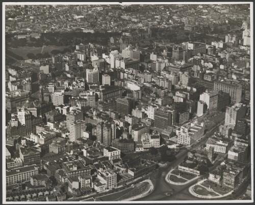 Aerial view of Sydney City, ca. 1935, 1 [picture] / E.W. Searle
