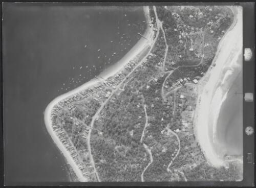Part of mosaic used to create an aerial view of Palm Beach, Broken Bay, New South Wales, ca. 1939, 1 [picture] / E.W. Searle