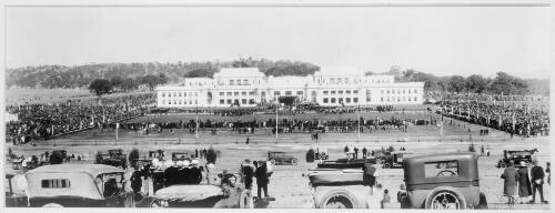 Old Parliament House opening ceremony, Canberra, 1927, 2 [picture] / E.W. Searle