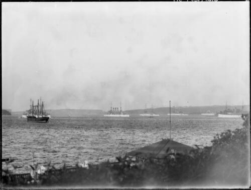 Great White Fleet moored in Sydney Harbour, 1908 [picture]