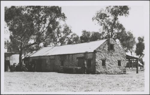 Long barn style stone building, Northern Territory, 1947 [picture] / E.W. Searle