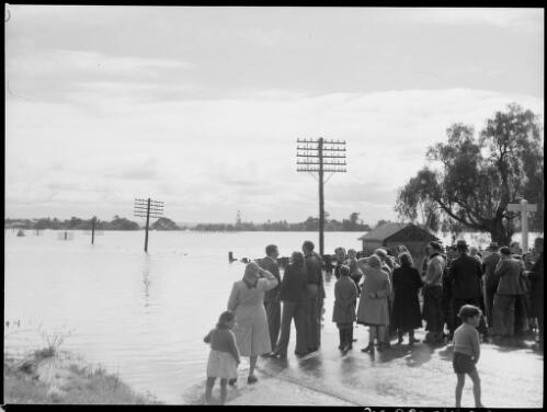 Flood at South Creek, Hawkesbury River, New South Wales, 1949, 1 [picture] / E.W. Searle