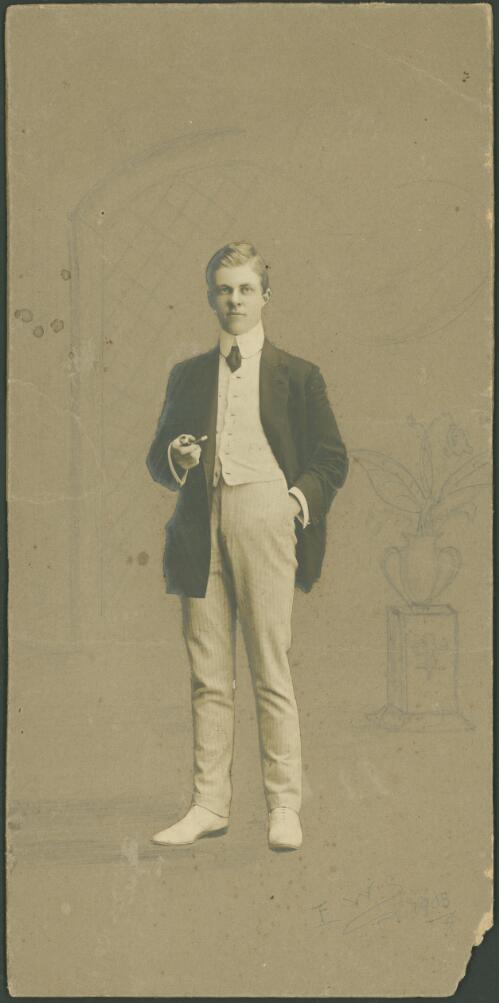 Portrait of E.W. Searle, Port Pirie, South Australia, 1908, 1 [picture]