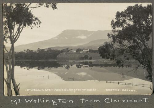 Mt Wellington from Claremont camp [picture]