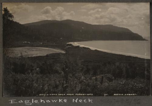Eaglehawk Neck, from Forestier's [Tasmania] [picture] / J. W. Beattie