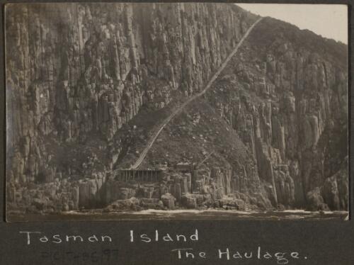 Tasman Island, the haulage [picture]