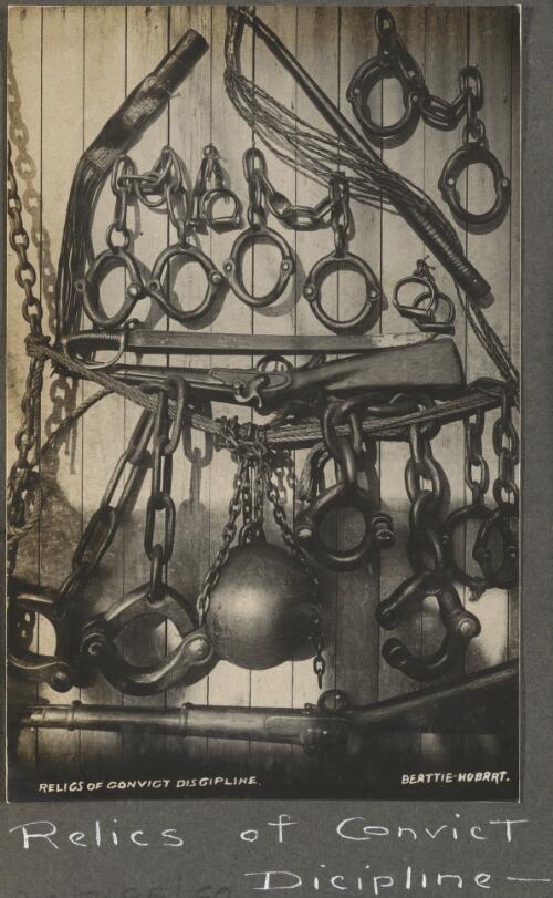 Relics of convict discipline [Beattie Museum, Hobart] [picture]