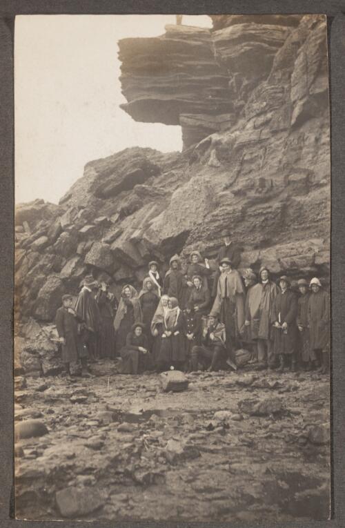 Fossil Cliffs, Maria Island [Tasmania], Easter 1912 [picture]
