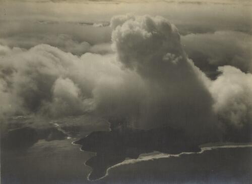 Aerial view of storm clouds over Broken Bay, New South Wales [picture] / E.W. Searle