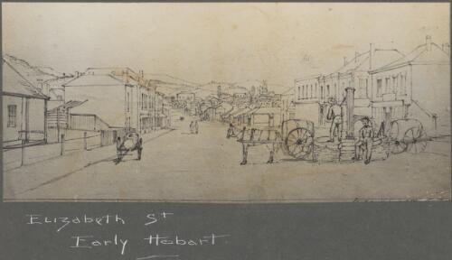 Elizabeth Street, early Hobart, Tasmania [picture]