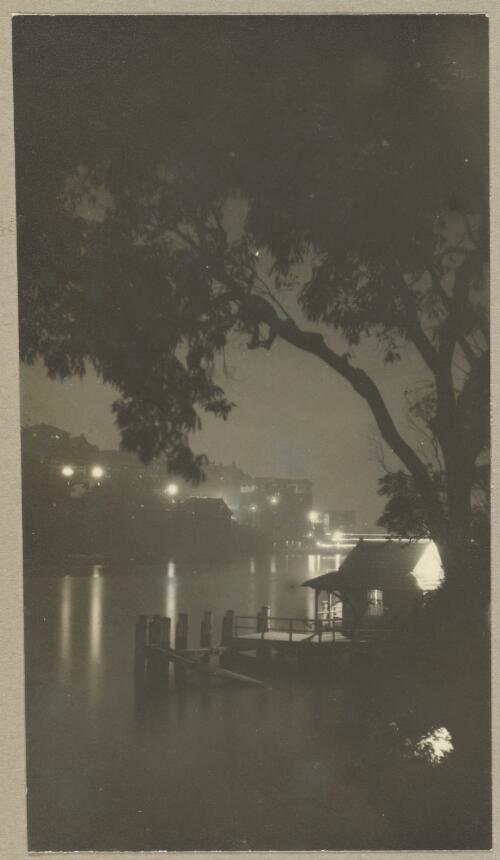 Mosman Bay by night, New South Wales, ca. 1935, 2 [picture] / Edward Searle