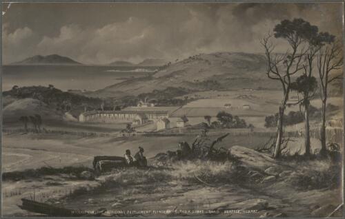 Wybalenna Aboriginal settlement, Flinders Island R.D. 1847, Tasmania [picture]