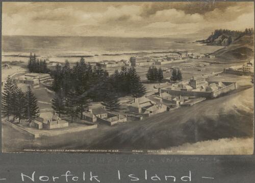 Norfolk Island convict settlement at Kingston in 1848 [picture]