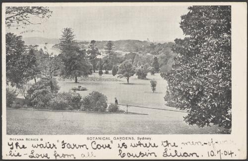 Botanical Gardens, Sydney, ca. 1904 [picture]