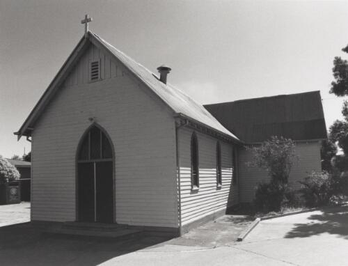 St Brigid's Catholic Church, Yallourn North (English Mass 9am Sunday, Polish Mass 10.30 am Sunday). 1994 [picture] / John Werrett