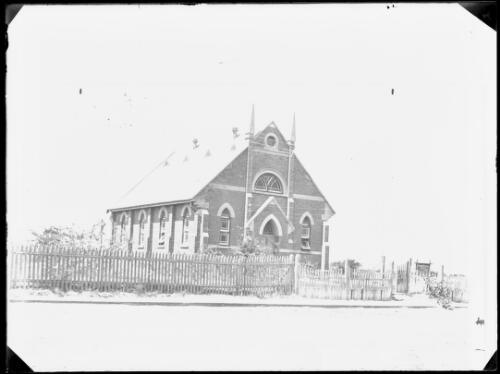 Presbyterian Church [picture] : Fred McKay Cape York Peninsula and West Queensland Patrol 1938-1940  / [Fred McKay]