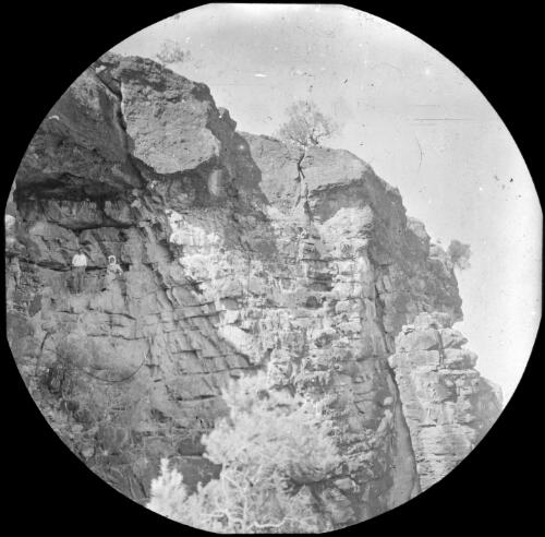 Moro Creek, South Australia [1] [transparency] : lantern slide used by Rev. F.H. Paterson, north South Australia / [John Flynn?]