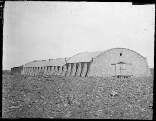 Unidentified building, South Australia [transparency] : a lantern slide used in lectures on all Australian Inland Mission activities, 1940- / [John Flynn?]