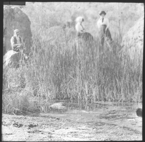 Paralana Hot Springs, South Australia [transparency] : part of South Australian and other AIM [Australian Inland Mission] scenes used by Rev. F.H. Patterson