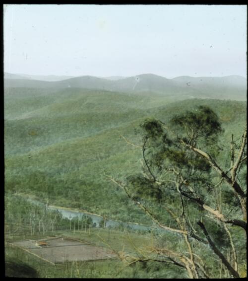 Davidson's Hill, New South Wales [transparency] : a lantern slide used by John Flynn in lectures / [John Flynn]