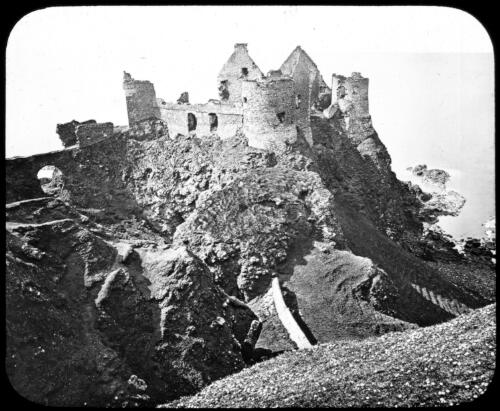 Dunluce Castle, County Antrim, Northern Ireland [transparency] : part of mixed selection of lantern slides and negatives from John Flynn's teaching days in Gippsland, and early AIM [Australian Inland Mission] activities