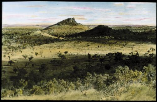 View of a mountain [transparency] : a lantern slide used by John Flynn in lectures / [John Flynn]