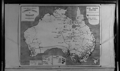 A community survey of Australia [picture] : A.I.M. radio system / A.I.M. Frontier Services