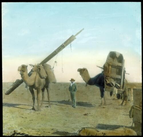 Camels carrying a boat [transparency] / [John Flynn?]