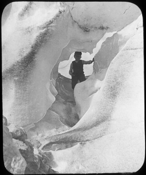 Ice cavern, Bojumsbrae, Norway [transparency] / G.W.W