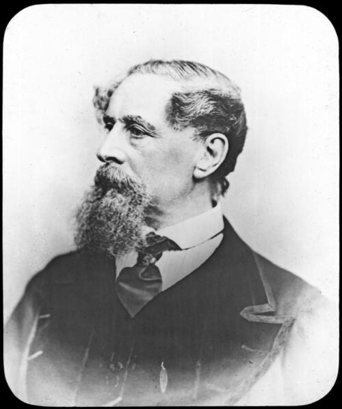 Portrait of Charles Dickens [transparency] / G.W.W