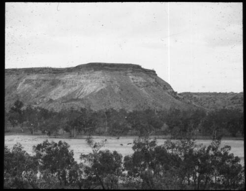 View of an unidentified mountain [transparency] : a lantern slide used by John Flynn in lectures / [John Flynn]