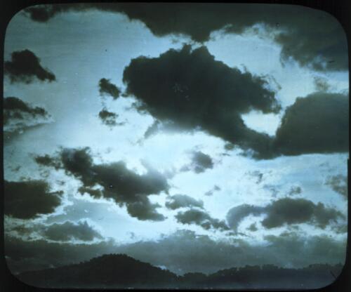Moonrise [transparency] : a lantern slide from John Flynn's missionary days in Gippsland 1906-7 / John Flynn