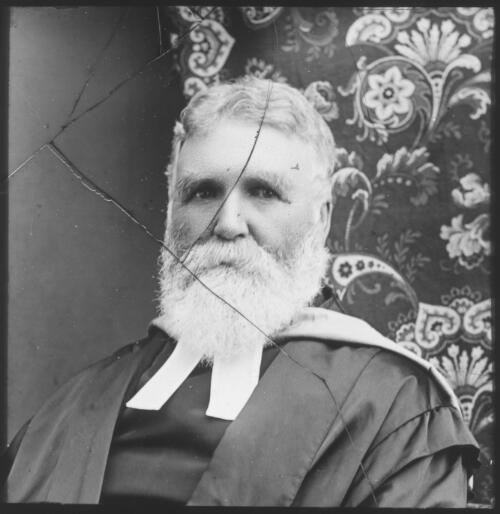 Portrait of Reverend Dr. Johnstone [transparency] / [John Flynn?]