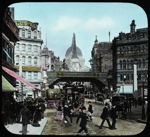 Ludgate Circus, London, England [transparency]