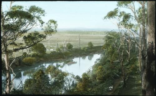 Orbost Flats [transparency] : part of a lantern slide lecture collection / [John Flynn?]