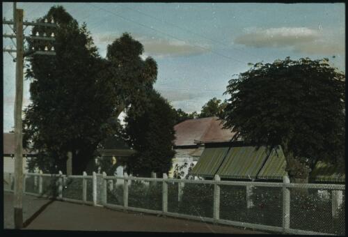 B.['s] home [transparency] : part of a lantern slide lecture collection / [John Flynn?]