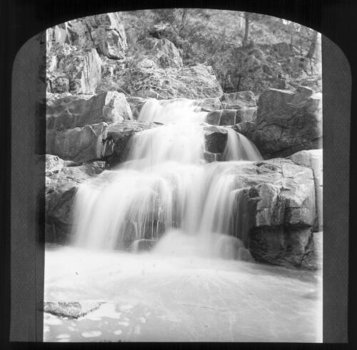 Waterfall at Ophir road crossing [transparency] : a variety of Sydney and country scenes / [John Flynn?]
