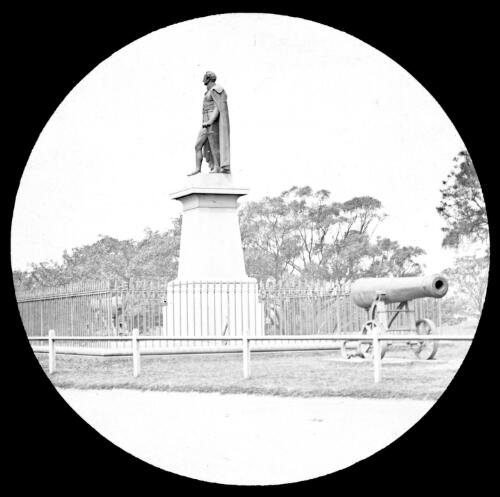 Bourke's statue, Sydney N.S.W. [transparency] : a variety of Sydney and country scenes / [John Flynn?]