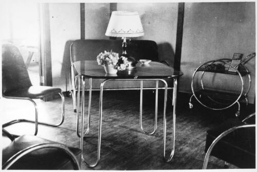 Furniture at the Australian Inland Mission first aid and welfare outpost, Dunbar, Queensland [1] [picture] / [John Flynn?]