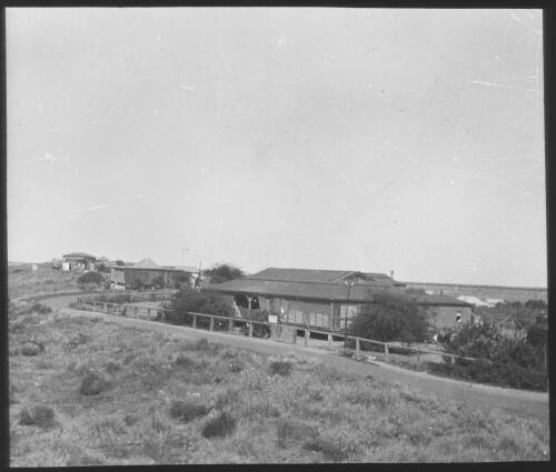 Port Hedland Hostel, Western Australia, [1] [transparency] : scenes of Port Hedland / [John Flynn?]