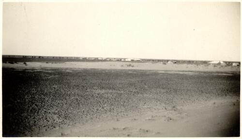 View of Birdsville from a sand hill looking south east [picture] : scenes from the AIM Gulf Patrol / [John Flynn?]