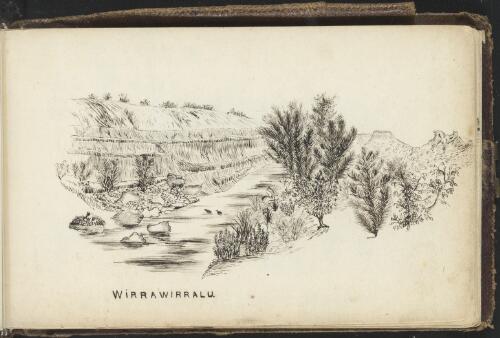 Wirrawirralu waterhole, Murray River, South Australia, ca. 1856 [picture] / C. W. Babbage