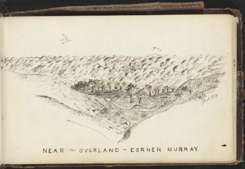 Wirrawirralu waterhole on Smith's Creek, Murray River, South Australia, June 1860 [picture] / C. W. Babbage