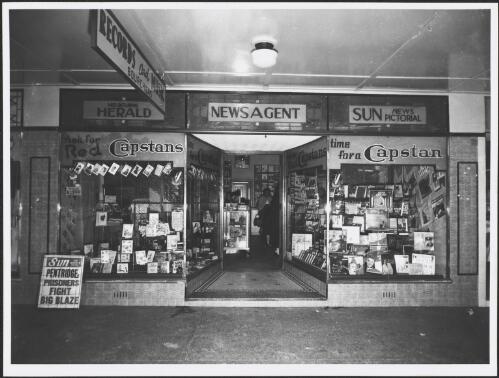 [Bourchiers Newsagent and music store at Kingston, Australian Capital Territory] [picture] / L. J. Dwyer