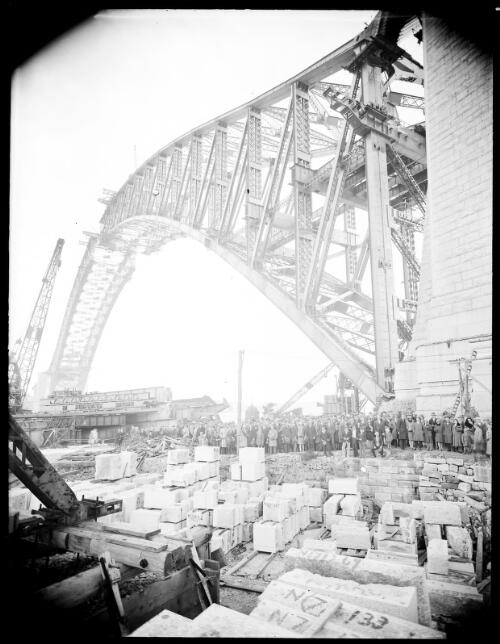 Sydney Harbour Bridge construction [2] [picture] / A.G. Foster